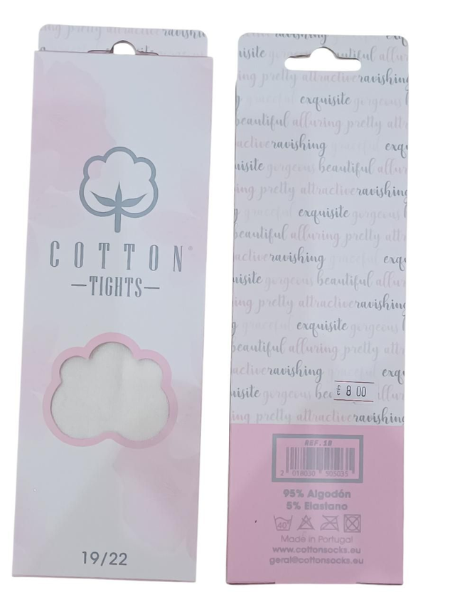 Collant blanc cassé