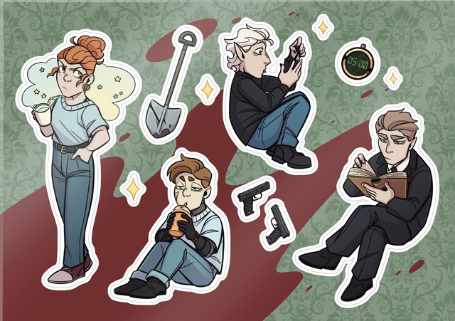 Stickers Château de Cartes