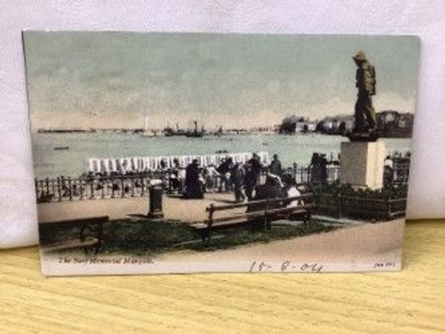 Margate, The Surf Memorial, Kent, Posted 1904 JWS503 Postcard. Our Ref No. R125 £2.25