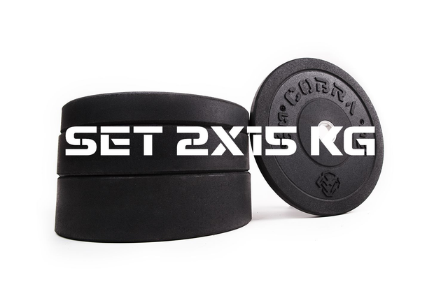 Halterschijven 2x15 kg