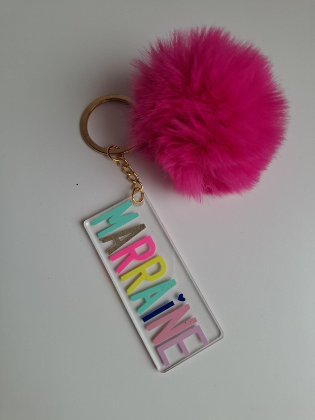 Porte clé parrain/marraine