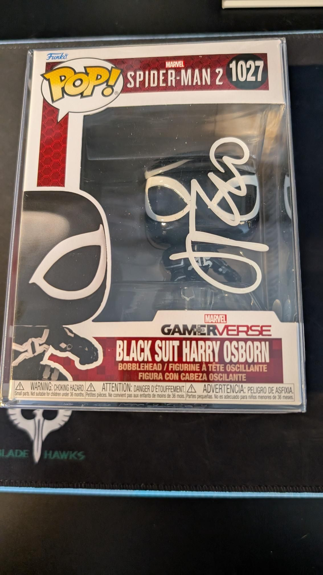 Funko Pop Spiderman Harry Osborn Signed By James Franco with JSA COA 