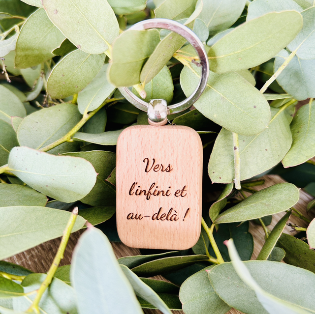 Porte clé "Vers l’infini et au-delà"
