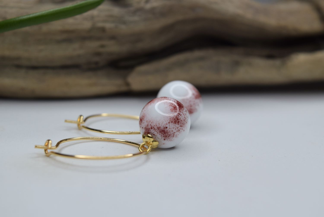 CRÉOLES OEIL DE GNOME MONTURE OR