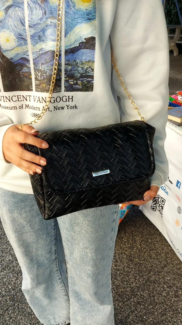 Mala em Ecopele cor preto