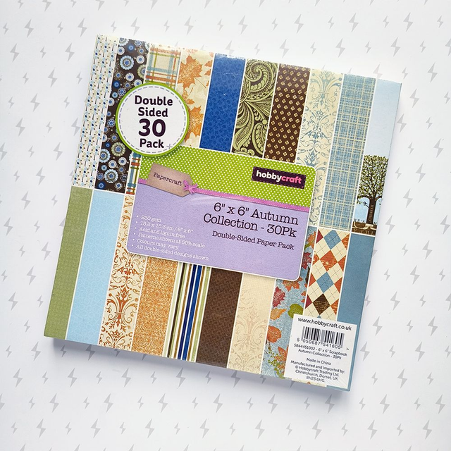 Hobbycraft - 6x6 Autumn Paper pack
