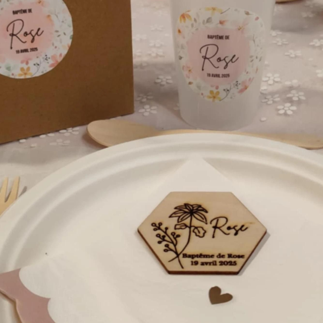 Marque place aimanté