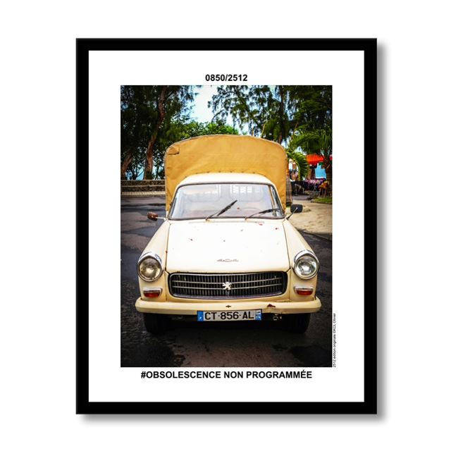 0850/2512 #OBSOLESCENCE NON PROGRAMMÉE