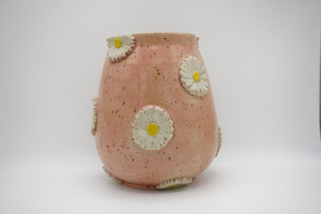 Vase med Daisy blomser