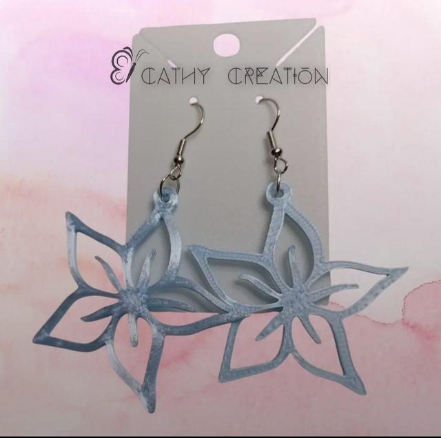 Boucles d'oreilles en impression 3D 