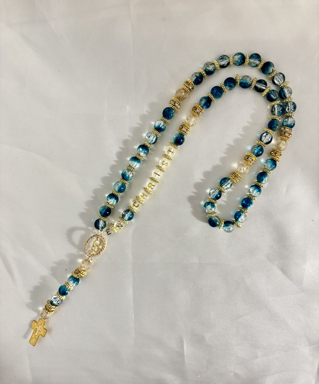 Chapelet E N C H R I S T (azur)