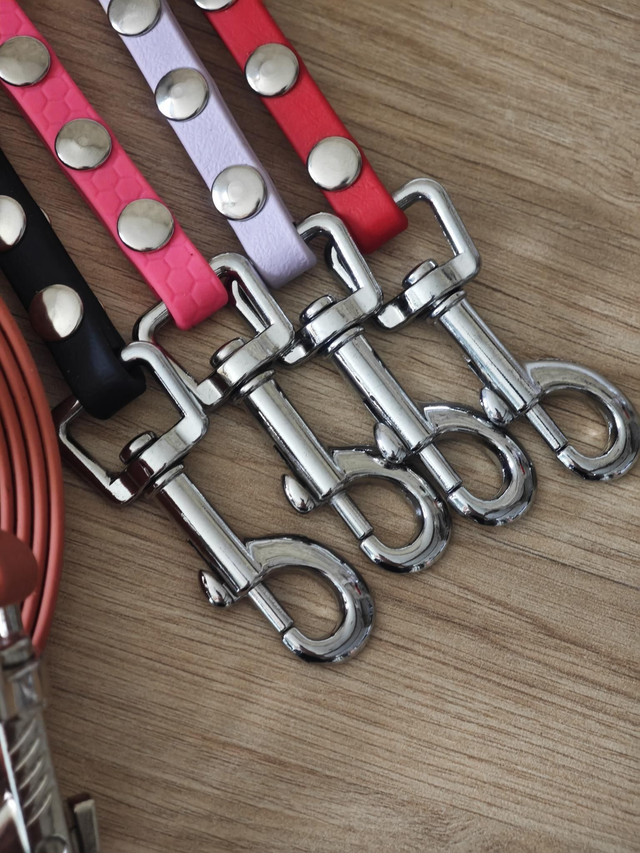 Range longes/laisses ou encore grand poignées ou mini laissesen sangle enduites (Biothane)