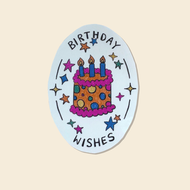 Birthday Wishes Sticker