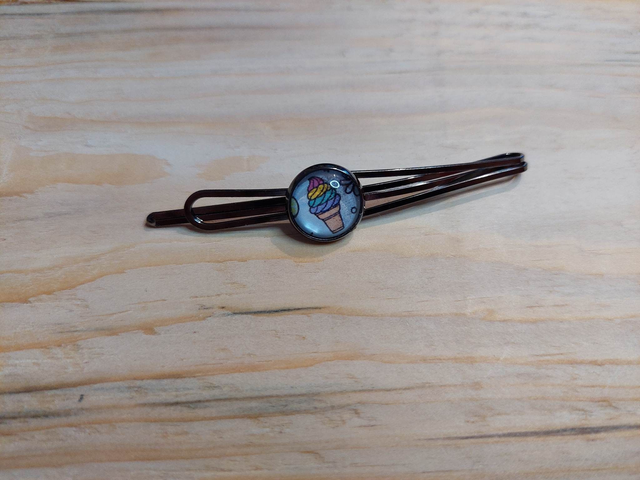 Pince à cheveux Cabochon Icônes d'Enfant