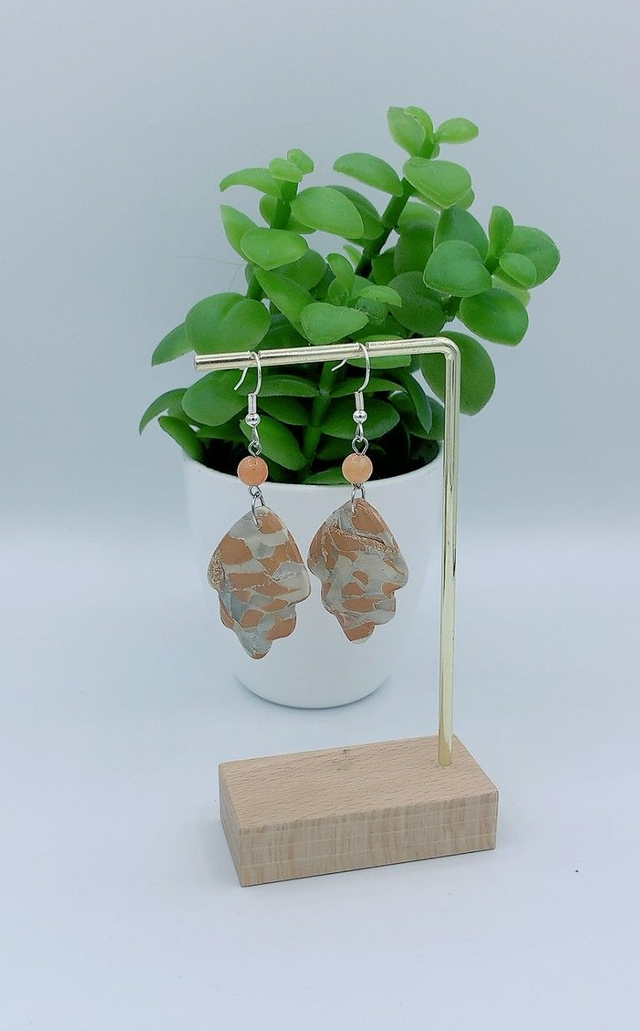 Boucles d'Oreilles "Feuille d'Automne"