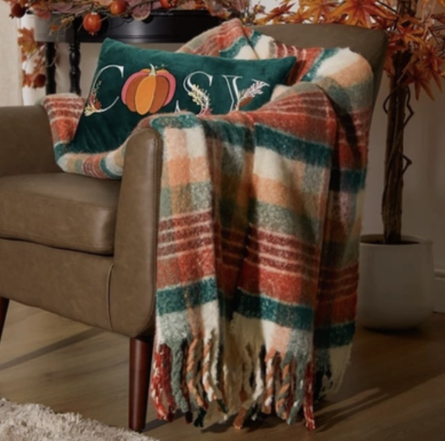 Autumn Blanket super soft faux mohair touch