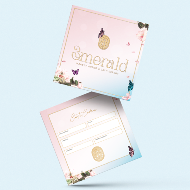 CARTE CADEAU - Modèle « Butterfly »