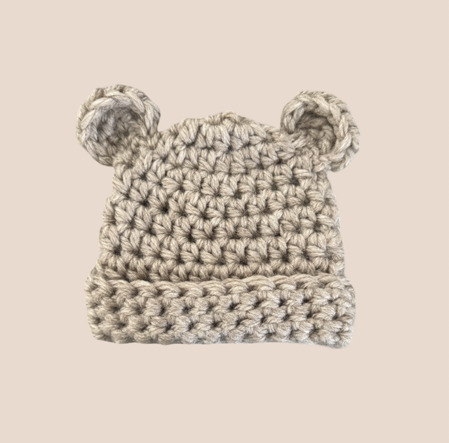 Brim Bear Beanie - Grey
