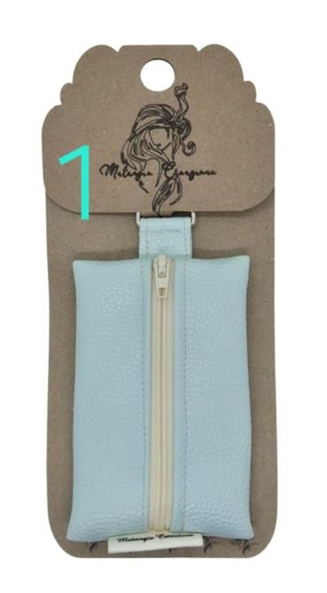 Porte-Clés porte-monnaie rectangulaire en simili cuir