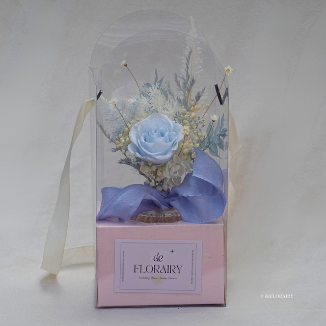 Serene Bloom | Preserved Rose in Vase | Next-Day Flower Delivery in Bristol | UK-Wide Delivery