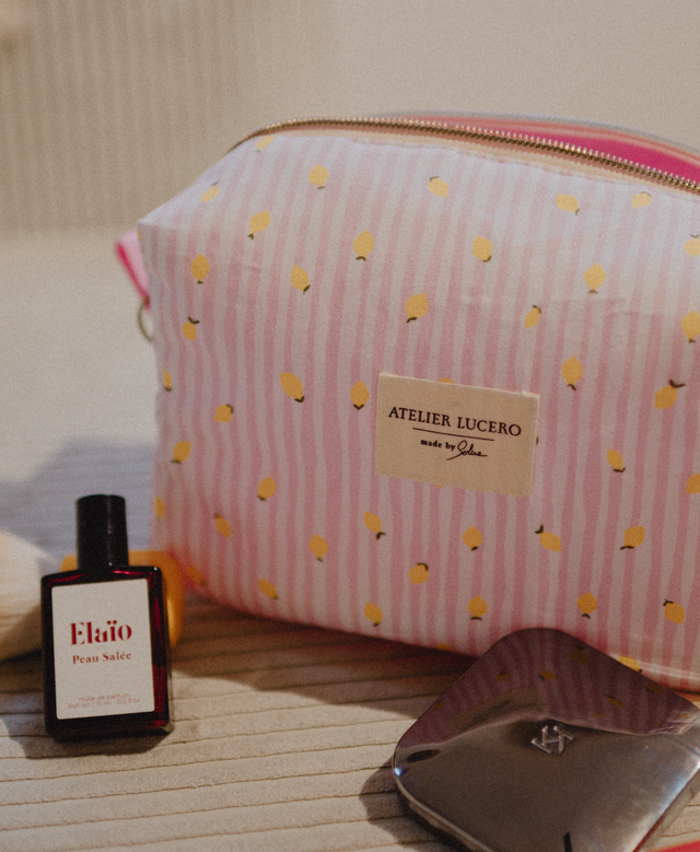 Trousse vanity - Pink lemon 