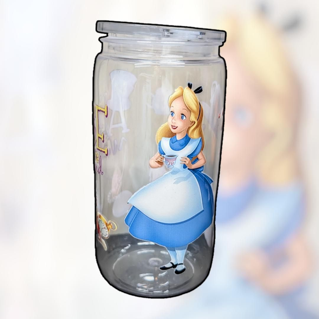 16oz Alice Tumbler &amp; Straw