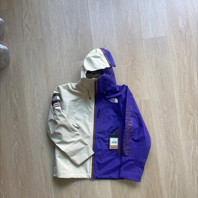 Supreme X TNF Windbreaker Purple White Size M - NEW