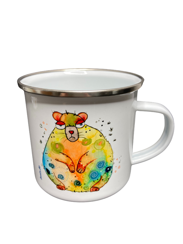 Emailletasse "Muffel - ähm ... nö"