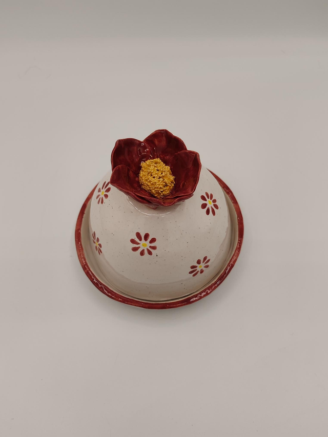 Beurrier fleur rouge