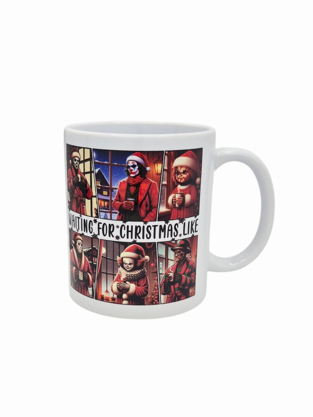 Waiting For Christmas Horror Mug