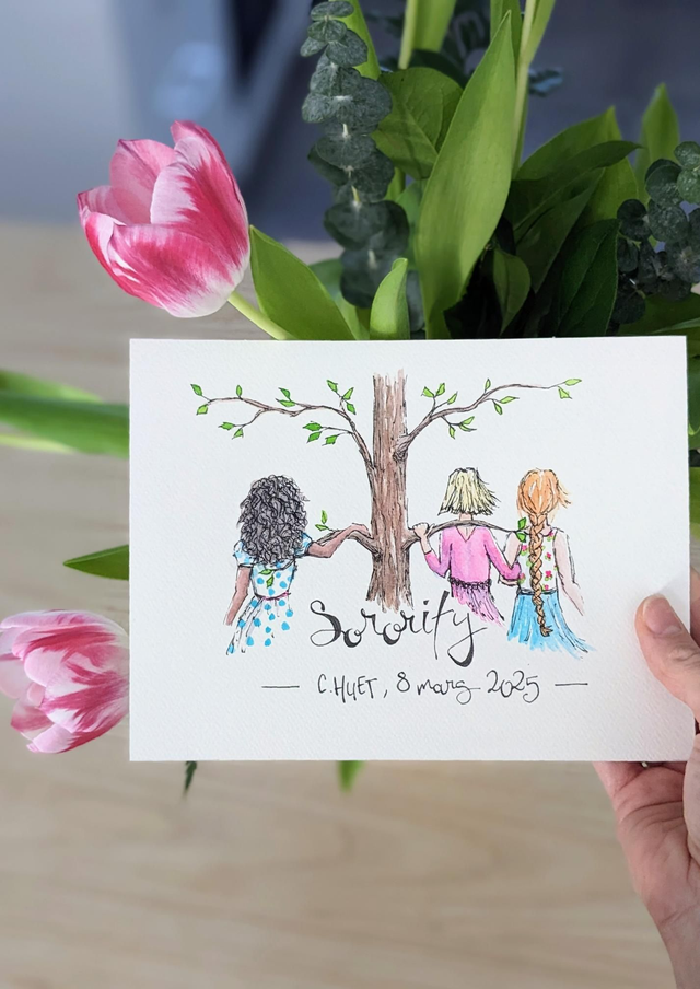 Sorority - Croquis Journée du droit des femmes 8 mars 2025