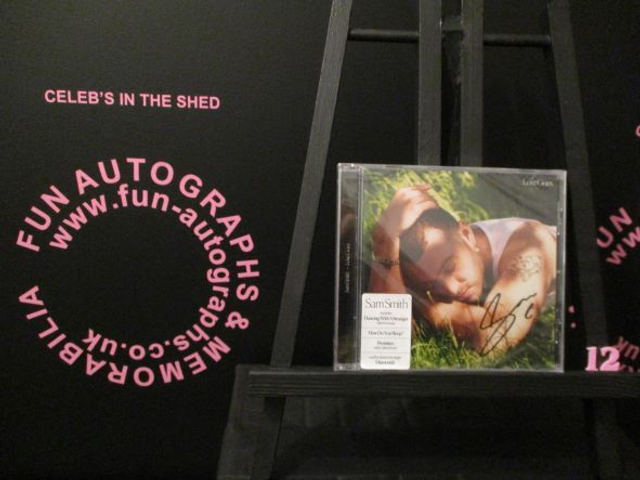 Sam Smith - 'Love Goes' Authentic Autographed Album Cover (12)