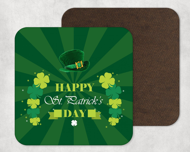 Happy St Patricks Day Coaster