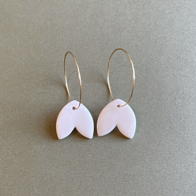 Boucles d’oreilles créoles | Tulipe