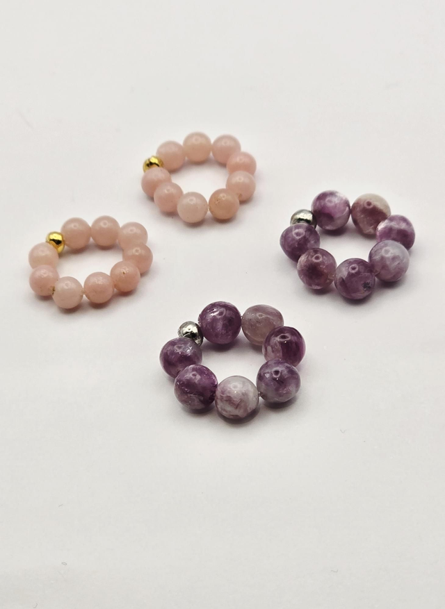 Anneaux Pierre naturelle pour Créoles Multi'Gemme 