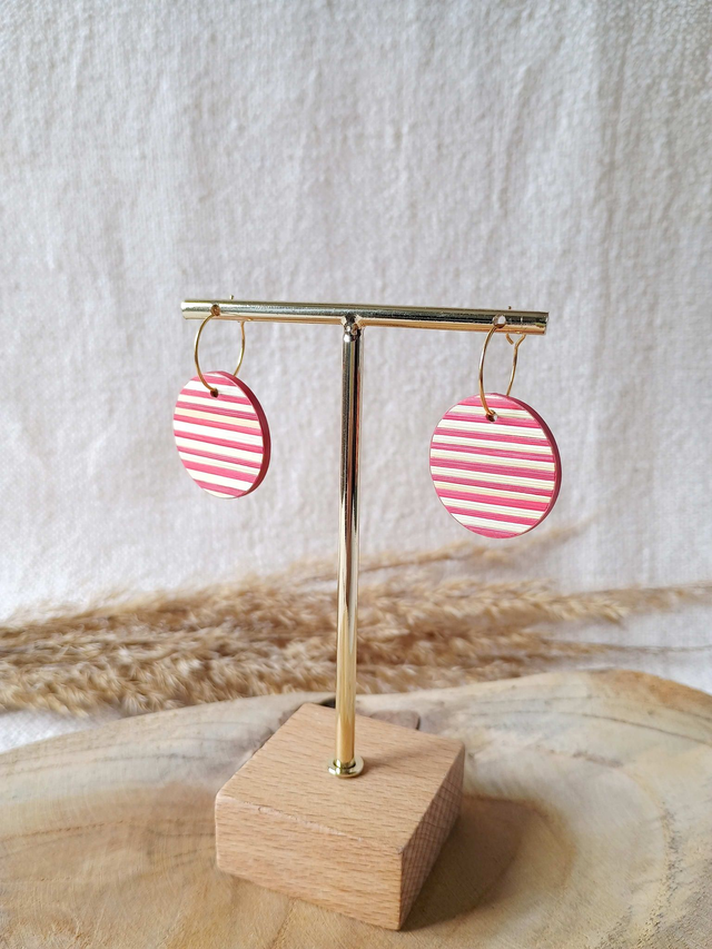 Boucles d'oreilles SIMPLE Marinière