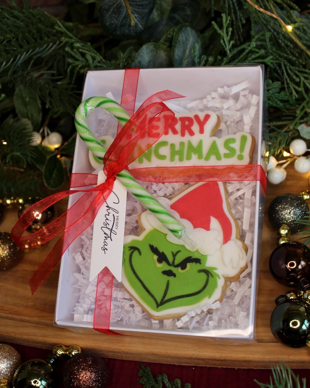 Mean Green Luxury Christmas Biscuits Gift