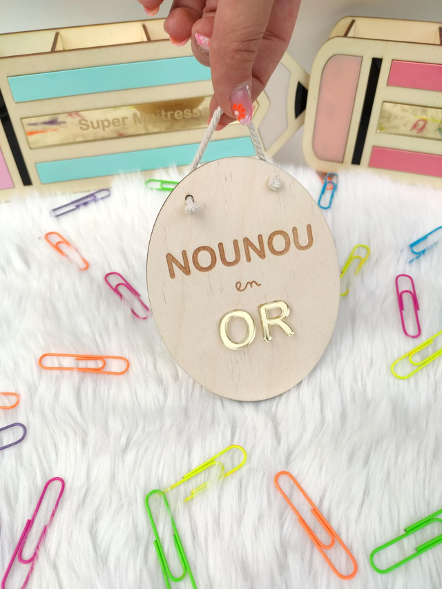 Suspension NOUNOU EN OR