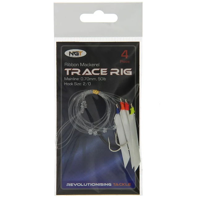 Ribbon Mackerel Trace Rig 4 Piece