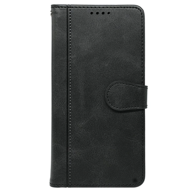 Samsung Galaxy A56 5G Flip Cover - Læder Struktur & Magnetlukning - Sort