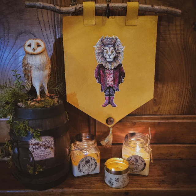 Blason moutarde &quot;Le Roi Lion&quot;