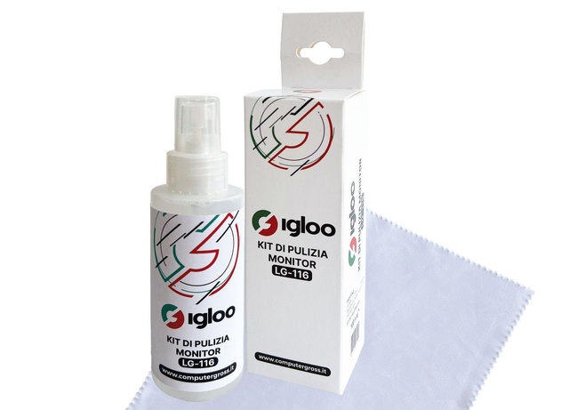 igloo kit pulizia monitor 100 ml