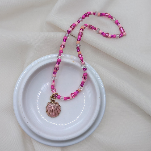 Pink Shell Anklet