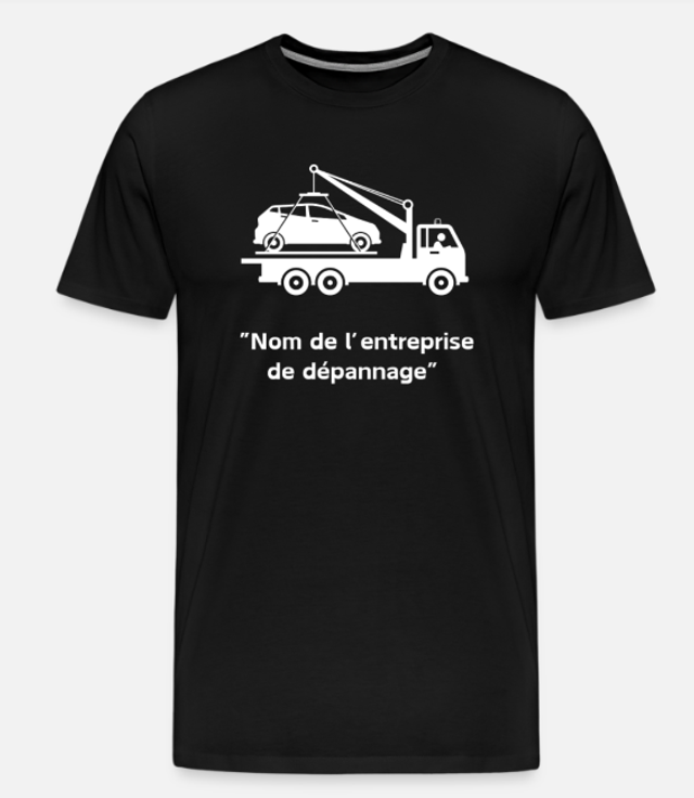 T-shirt personnalisable Entreprise de Dépannage 