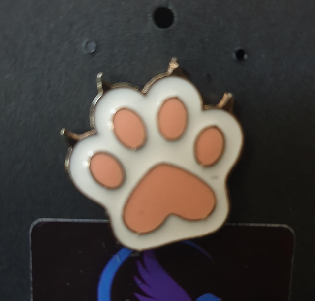 Paw Print Pin Badge 