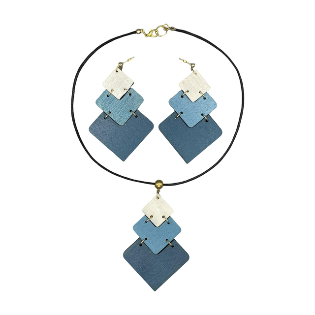 Parure ÉCAILLES Bleu