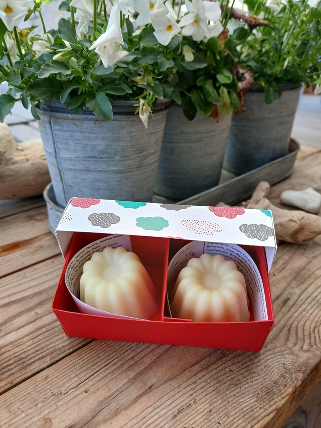 Coffret de 2 savons cannelé