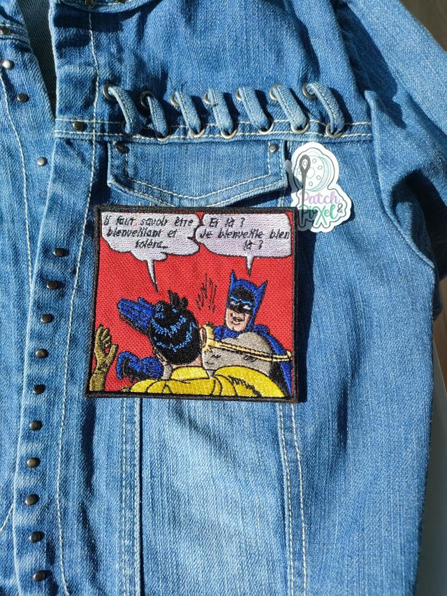 Batman et Robin patch écusson brodé 