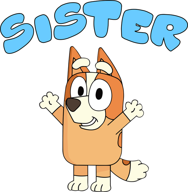 Bluey Sister DTF