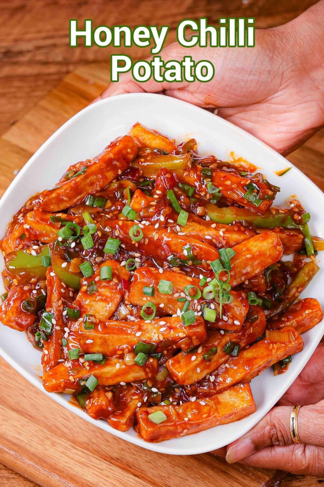 Honey Chilli Potato (500 cc)